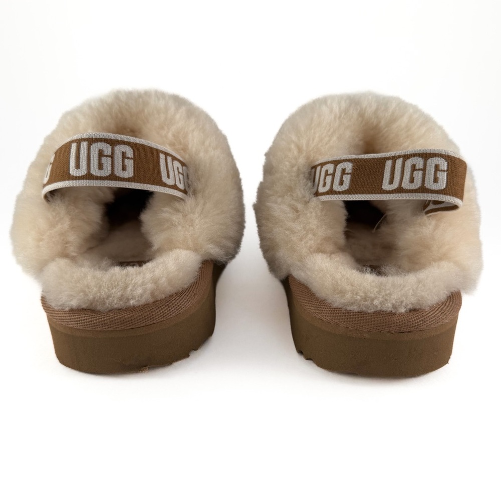 UGG Funkette Water Resistant Genuine Shearling Trim Clog - Picture 4 of 8